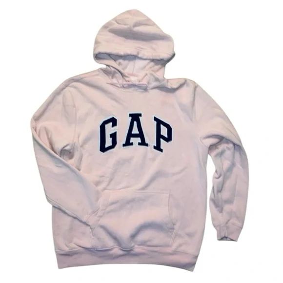 Gap Men’s Hoodie Sweater Pullover Size large Casual Preppy Everyday 90s Pocket - Picture 2 of 10